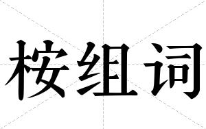 桉组词