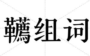 韉组词