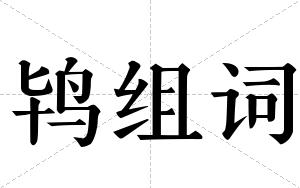 鸨组词