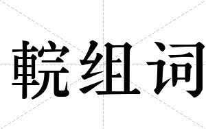 輐组词