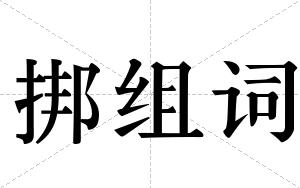 挷组词