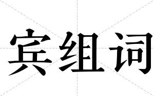 宾组词 宾组词