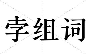孛组词