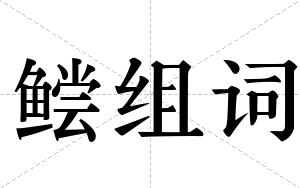 鲿组词